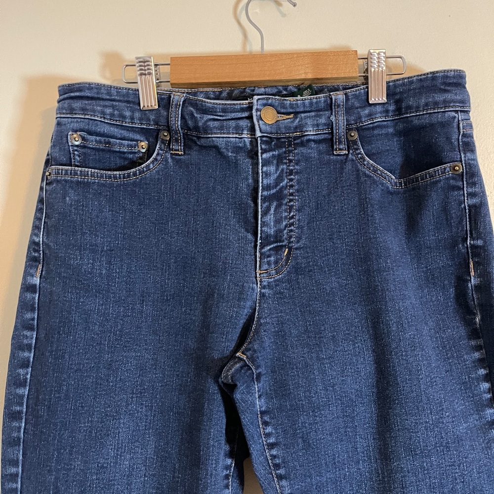 Lauren Ralph Lauren Jeans Womens 8 Blue Classic Skinny Curvy Old Money Denim - Picture 3 of 13